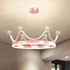 Metallic Crown Hanging Pendant Nordic Style LED Chandelier - Rebooters