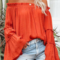 Women's Folded Off-Shoulder Tops for Elegant Style Rebooters Womens Shirts