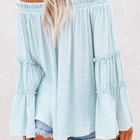 Women's Folded Off-Shoulder Tops for Elegant Style Rebooters Womens Shirts