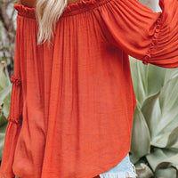Women's Folded Off-Shoulder Tops for Elegant Style Rebooters Womens Shirts