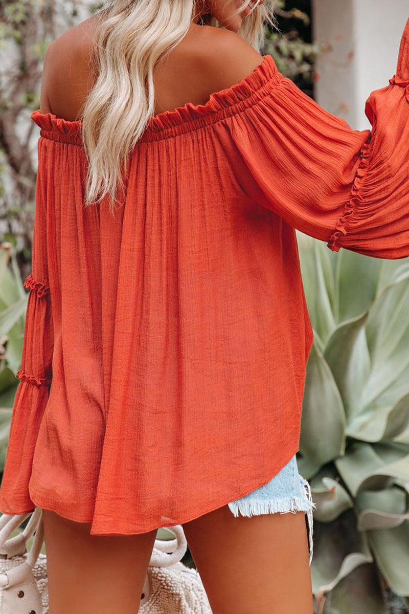 Women's Folded Off-Shoulder Tops for Elegant Style Rebooters Womens Shirts