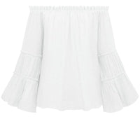 Women's Folded Off-Shoulder Tops for Elegant Style Rebooters Womens Shirts