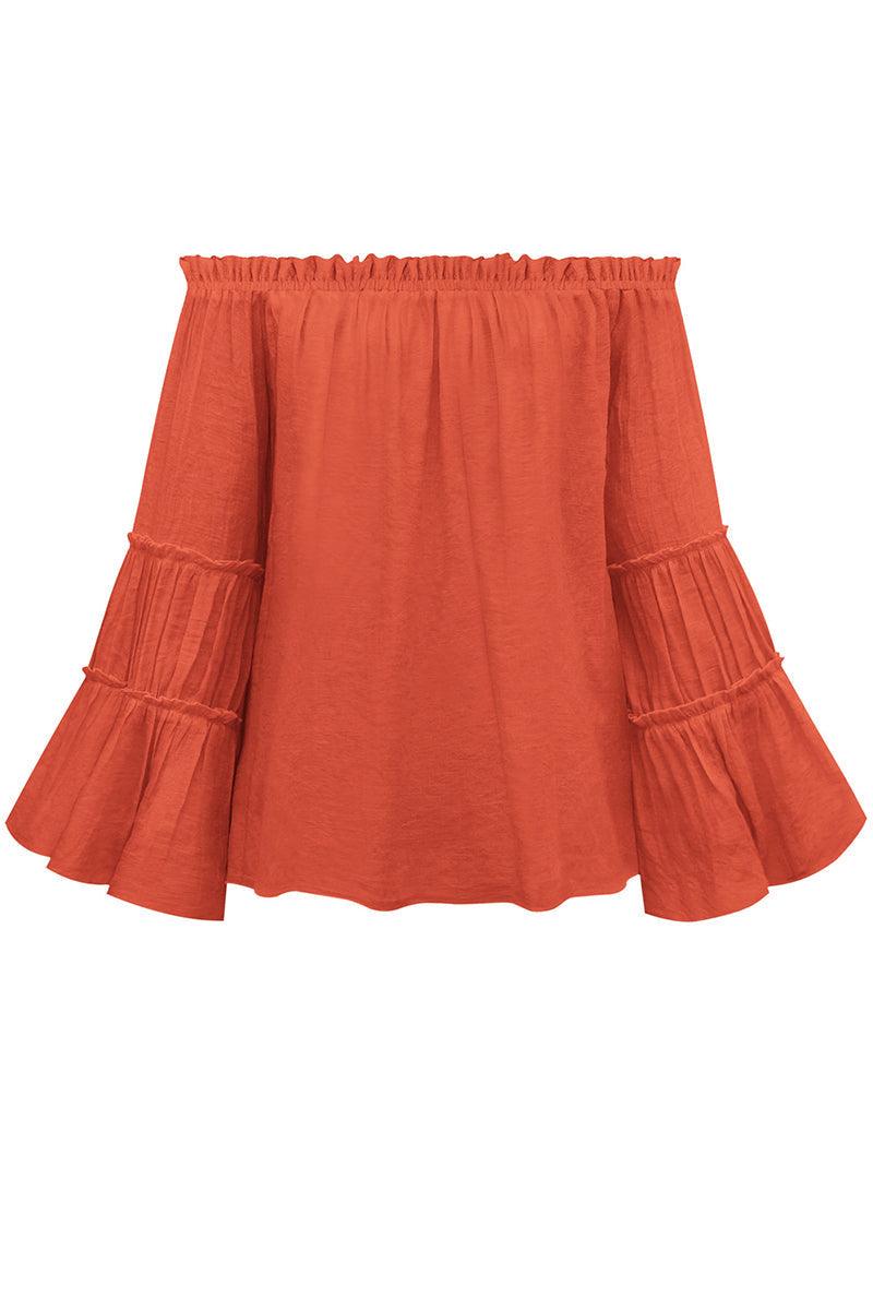 Women's Folded Off-Shoulder Tops for Elegant Style Rebooters Womens Shirts