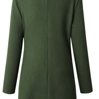 Women's Fashion Casual Solid Patchwork V-Neck Outerwear Rebooters Womens Shirts