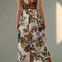 Elegant Women's Maxi Dress with Floral Print and Breezy Fit Rebooters Maxi Women's Dresses