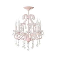 Bedroom Chandelier Girls Nordic Style Pendant Lighting Crystal - Rebooters