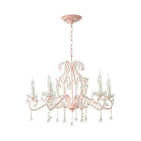 Bedroom Chandelier Girls Nordic Style Pendant Lighting Crystal - Rebooters