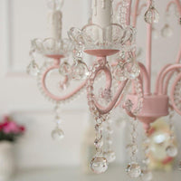 Bedroom Chandelier Girls Nordic Style Pendant Lighting Crystal - Rebooters