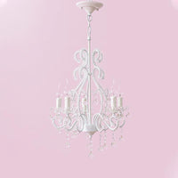 Bedroom Chandelier Girls Nordic Style Pendant Lighting Crystal - Rebooters