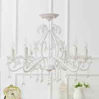 Bedroom Chandelier Girls Nordic Style Pendant Lighting Crystal - Rebooters