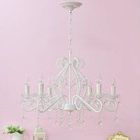 Bedroom Chandelier Girls Nordic Style Pendant Lighting Crystal - Rebooters