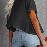 Women's Daily Bandage Blouse With V-Neck And Bow Front Rebooters Womens Shirts