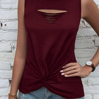 Women's Casual Round Neck Top With Rips For Stylish Comfort Rebooters Womens Shirts