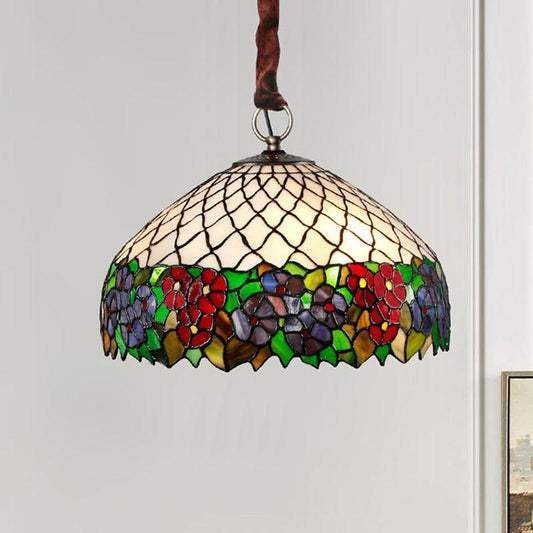 3 Bulbs Living Room Chandelier Light Victorian White Drop Pendant - Rebooters