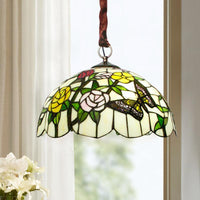 3-Head Suspended Lamp Classic Scalloped Chandelier Bronze - Rebooters