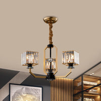 3/6 Bulbs Dining Room Chandelier Light Contemporary Gold Ceiling Lamp - Rebooters