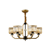 3/6 Bulbs Dining Room Chandelier Light Contemporary Gold Ceiling Lamp - Rebooters