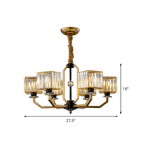 3/6 Bulbs Dining Room Chandelier Light Contemporary Gold Ceiling Lamp - Rebooters