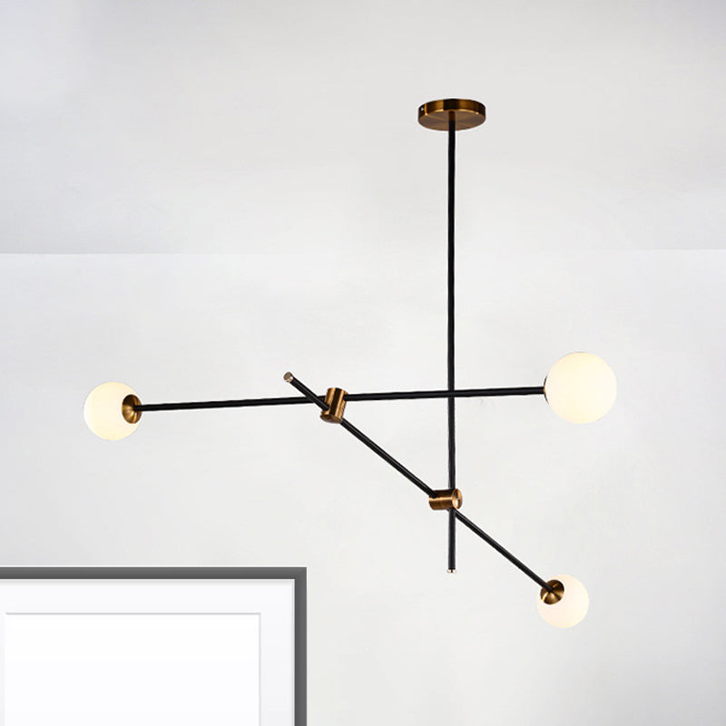 Modernist Exposed Ceiling Lamp Metallic Black Pendant Lighting - Rebooters