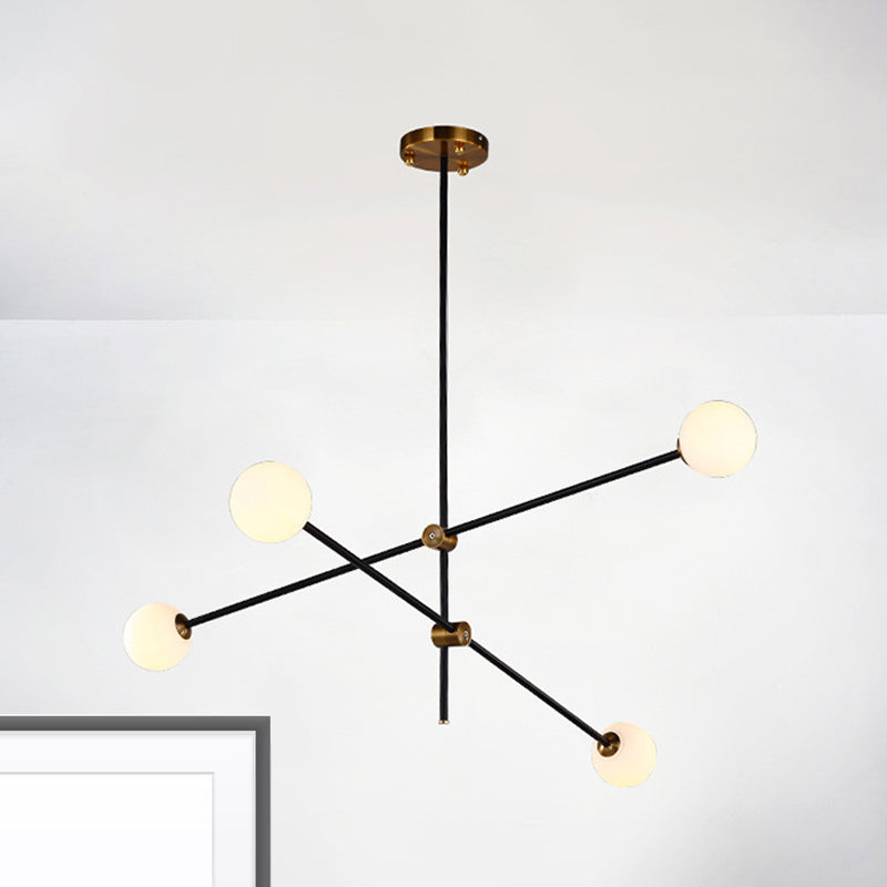 Modernist Exposed Ceiling Lamp Metallic Black Pendant Lighting - Rebooters