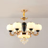 3-Layer Sitting Room Ceiling Pendant Crystal Block Chandelier - Rebooters