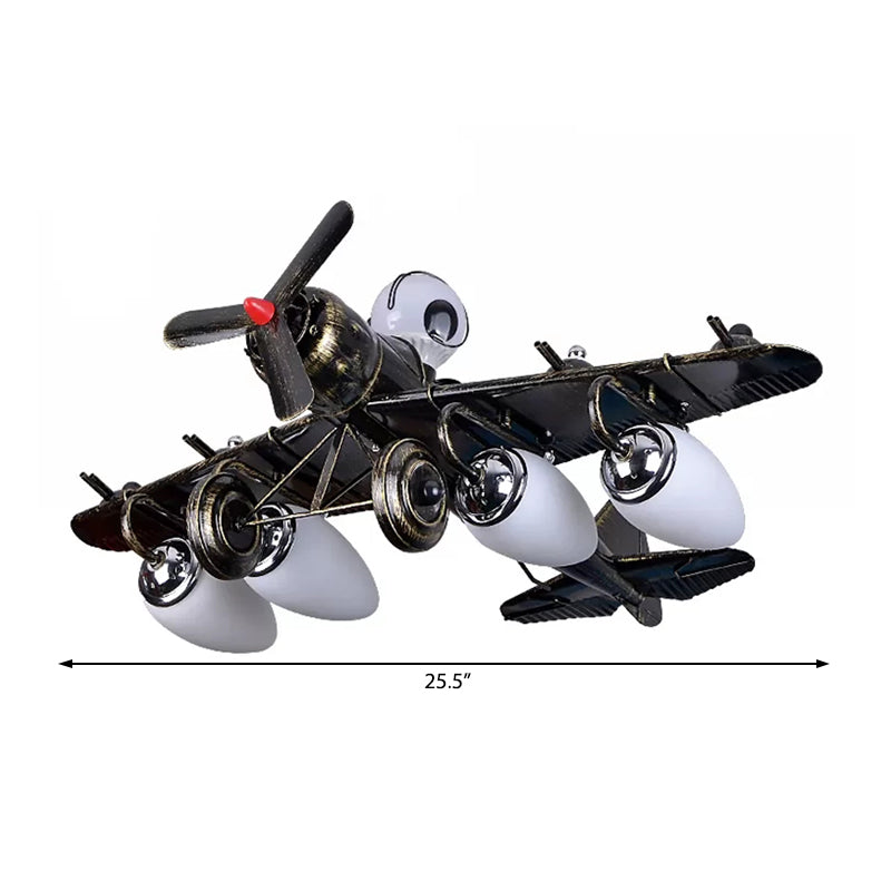Cool Fighter Airplane Pendant Light Metal 5 Lights Lamp - Rebooters