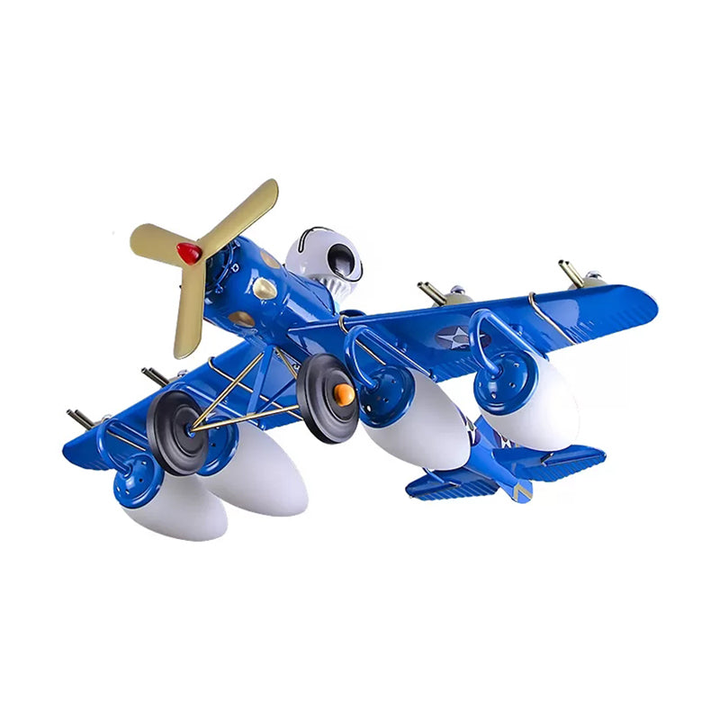 Cool Fighter Airplane Pendant Light Metal 5 Lights Lamp - Rebooters