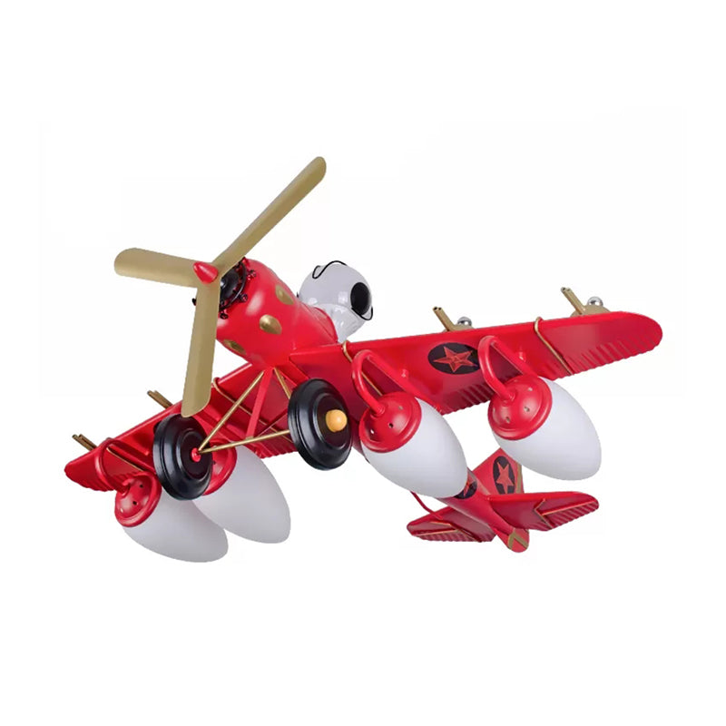 Cool Fighter Airplane Pendant Light Metal 5 Lights Lamp - Rebooters