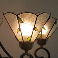 5 Lights Leaf Pendant Light with Clear Dimpled Glass - Rebooters