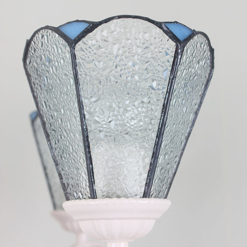 3 Lights Cone Hanging Light with Dimpled Clear Glass - Rebooters