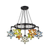 10/6/7 Lights Star Living Room Hanging Light Tiffany Chandelier - Rebooters