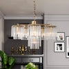Crystal Circular Chandelier Pendant Light Rustic 6/7/10 Lights Gold - Rebooters