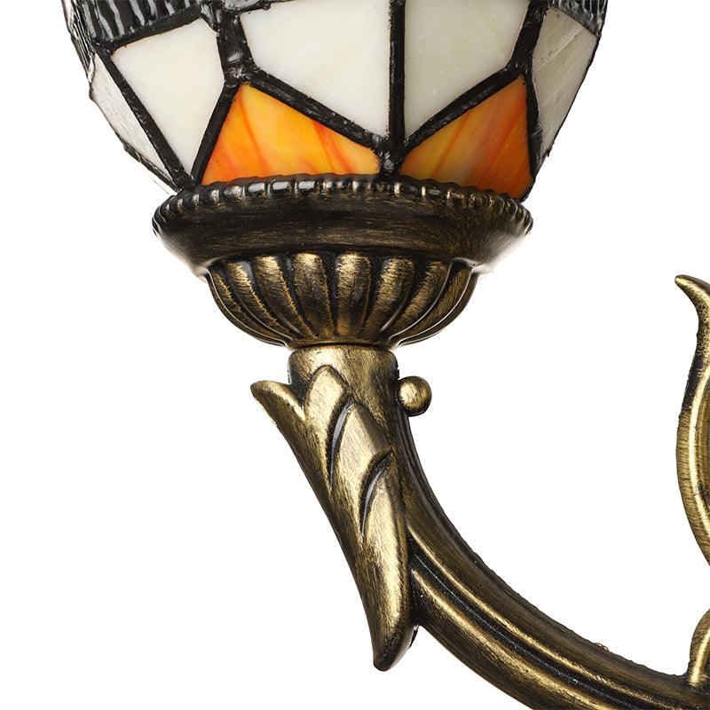 6 Lights Bell Chandelier Lighting with Baroque Peacock Tail Design - Rebooters