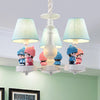 Tapered Shade Living Room Chandelier with Kids Deco Metal - Rebooters