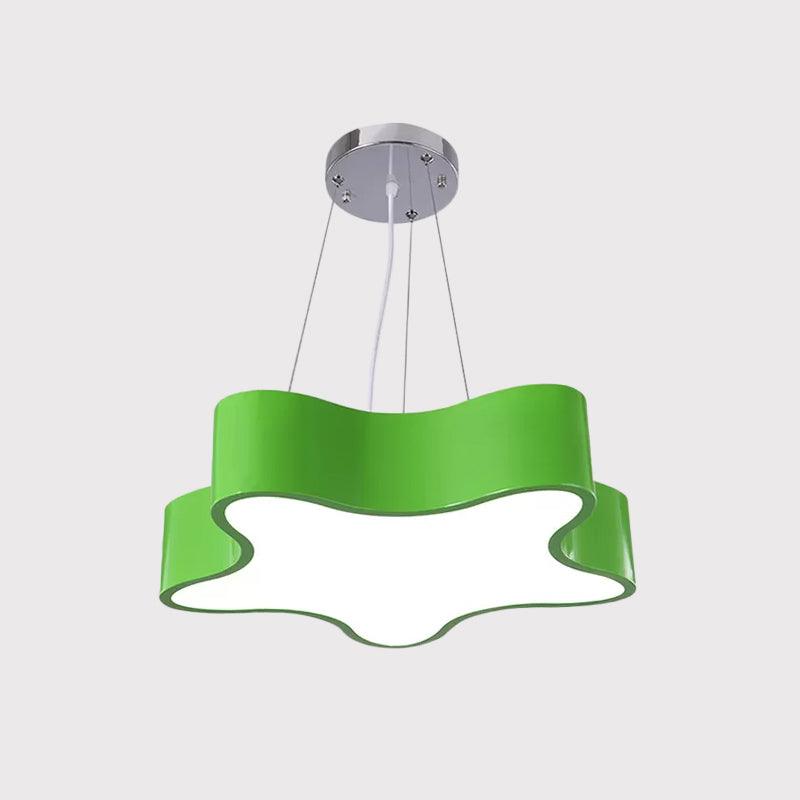Kids LED Pendant Light Kit with Acrylic Shade Star Chandelier - Rebooters