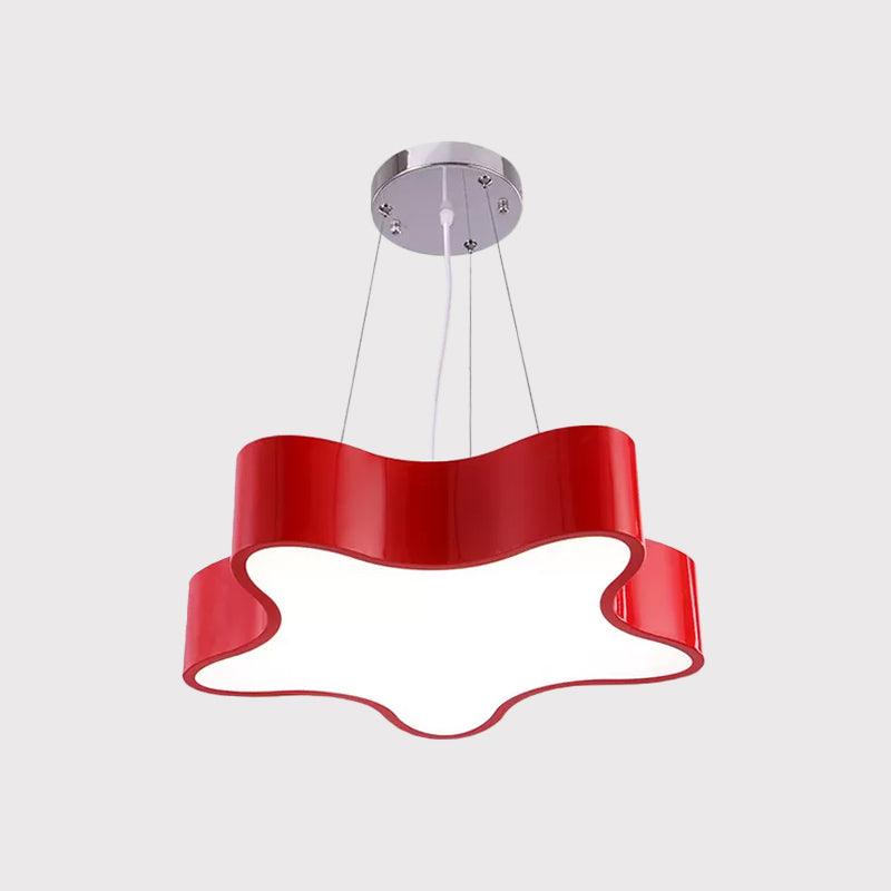 Kids LED Pendant Light Kit with Acrylic Shade Star Chandelier - Rebooters
