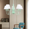 Nordic Style Suspension Light with Fabric Tapered Shade - Rebooters