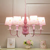 Pink Butterfly Pendant Light 5 Heads Chandelier for Girls - Rebooters