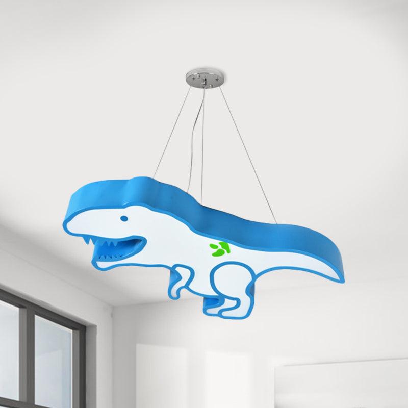 Cartoon Pterosaur Tyrannosaurus Chandelier Kids LED Light - Rebooters