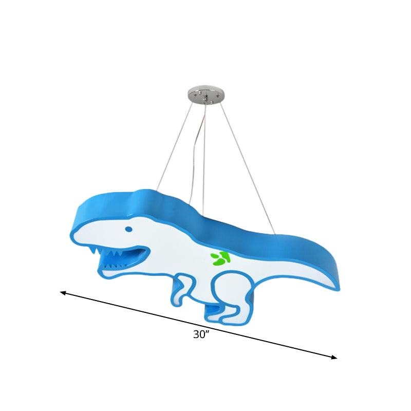 Cartoon Pterosaur Tyrannosaurus Chandelier Kids LED Light - Rebooters
