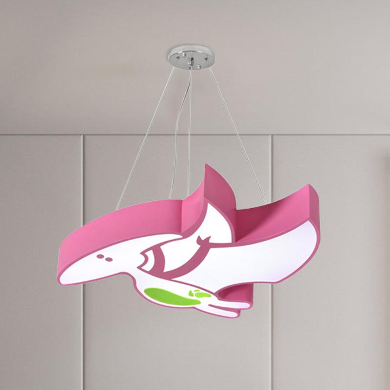 Cartoon Pterosaur Tyrannosaurus Chandelier Kids LED Light - Rebooters