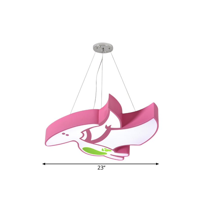 Cartoon Pterosaur Tyrannosaurus Chandelier Kids LED Light - Rebooters