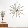 Starburst Chandelier Pendant Light Modern Crystal LED Clear Ceiling Light - Rebooters