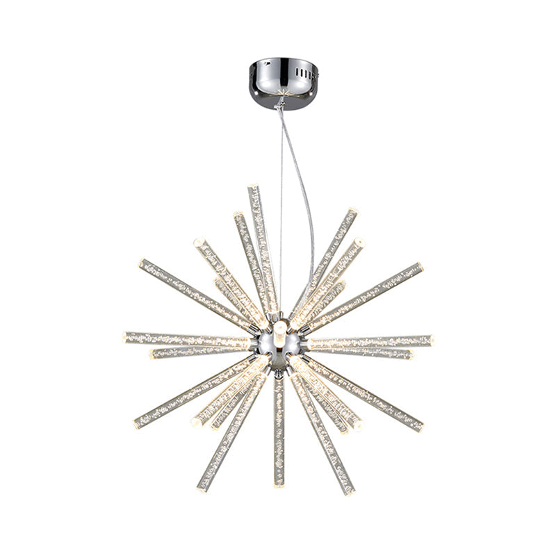 Starburst Chandelier Pendant Light Modern Crystal LED Clear Ceiling Light - Rebooters