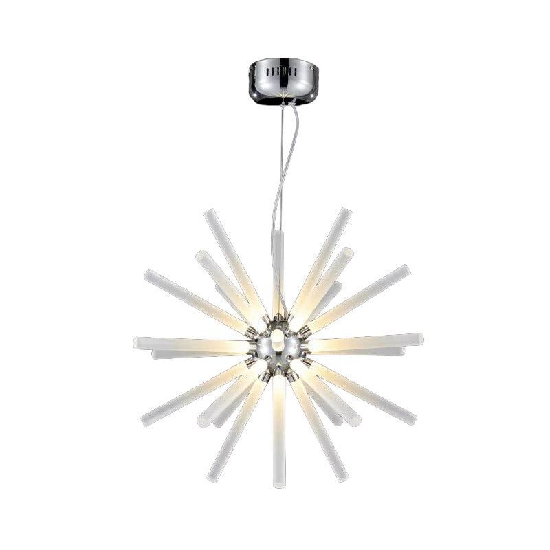 Starburst Chandelier Pendant Light Modern Crystal LED Clear Ceiling Light - Rebooters
