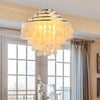 Waterfall Chandelier Light Fixture Modernism Shell 4 Lights - Rebooters