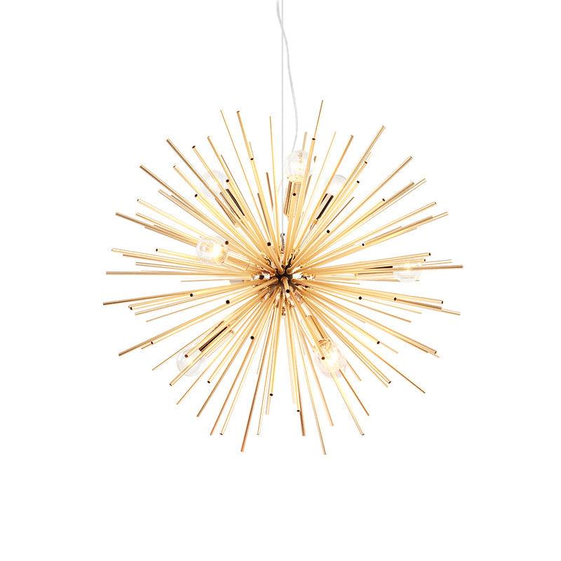 20.5"/22.5" Dia Sputnik Chandelier Modern Metal LED Gold Lamp - Rebooters