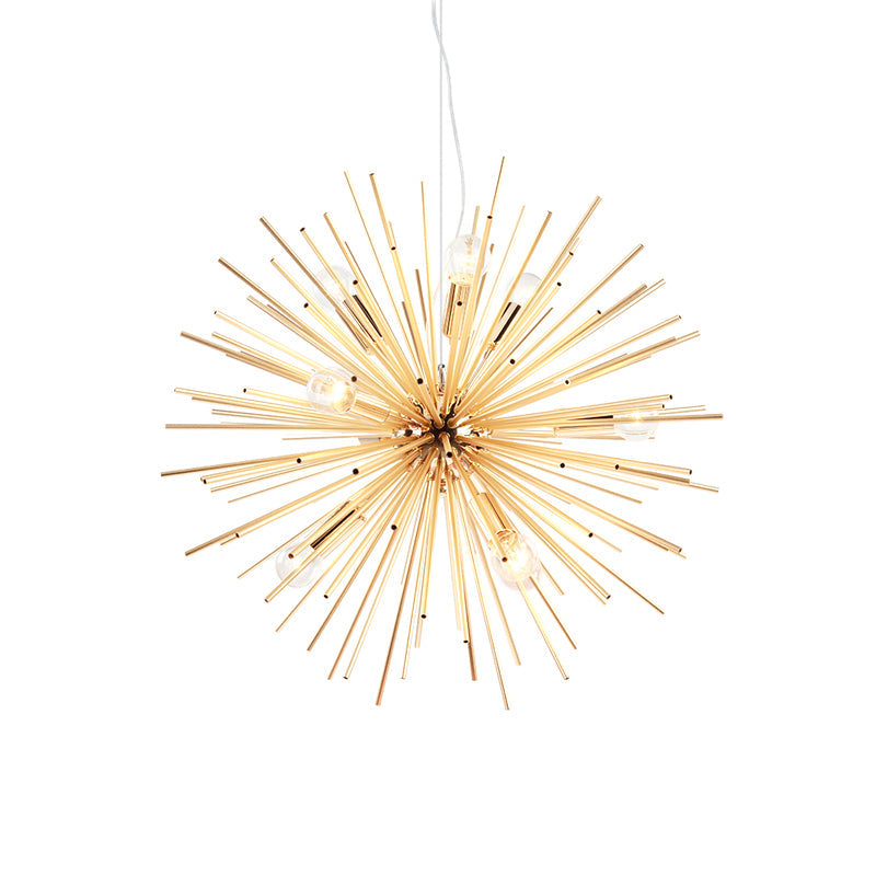 20.5"/22.5" Dia Sputnik Chandelier Modern Metal LED Gold Lamp - Rebooters