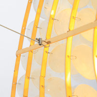 4 Lights Waterfall Pendant Chandelier Contemporary Shell Light - Rebooters