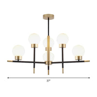 Adult Bedroom Modo Chandelier Metal Modern Suspension Light - Rebooters